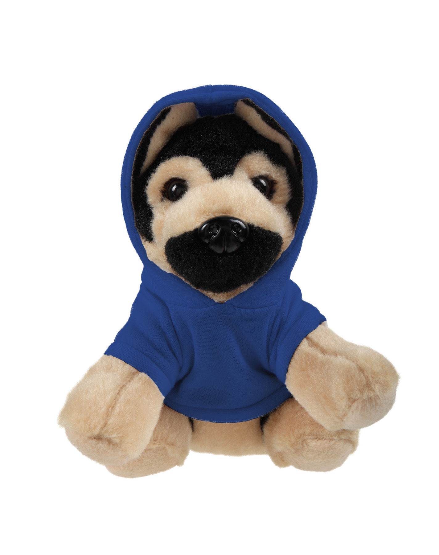 Soft Plush Sitting German Shepard wearing a Hoodie 10