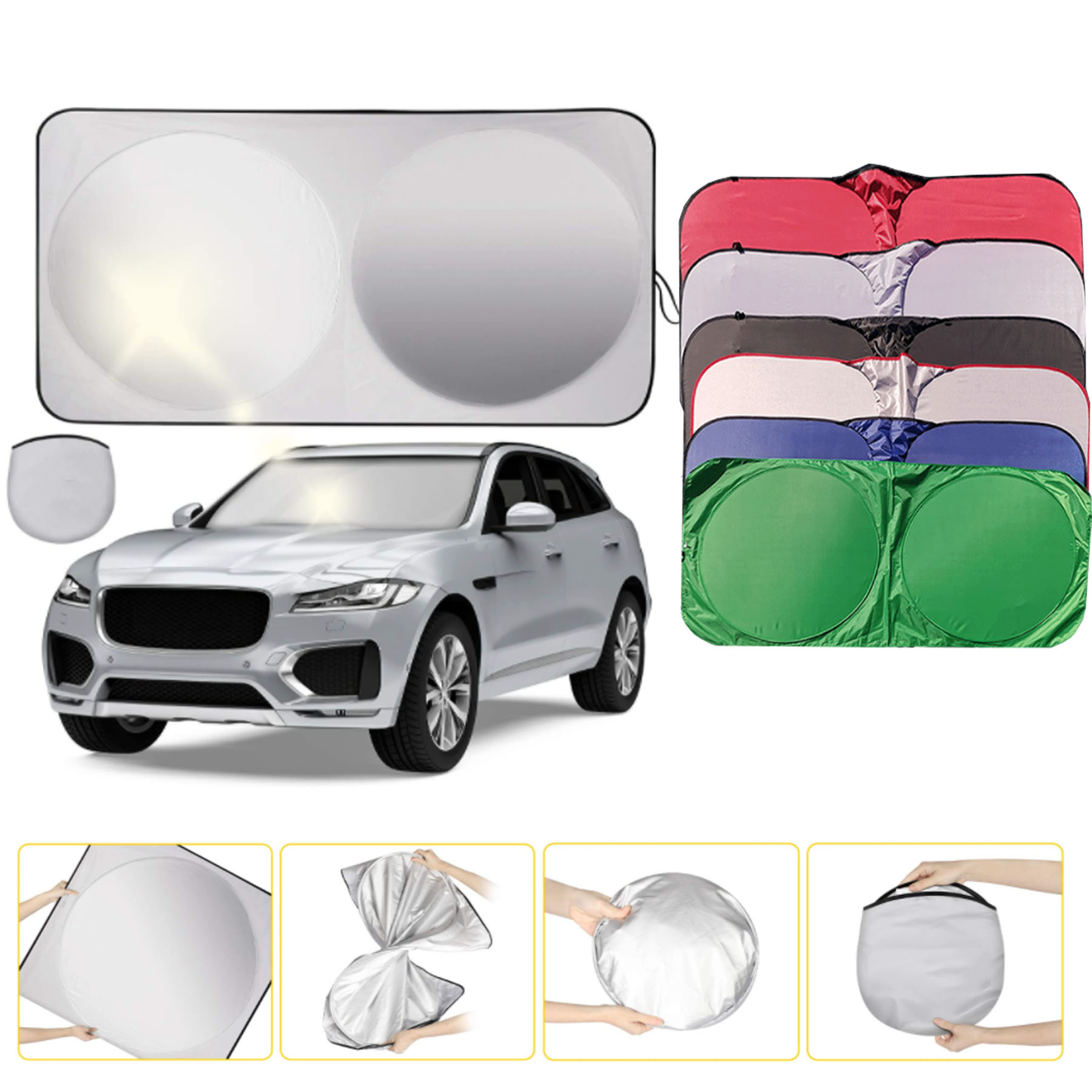 Sun Shade for Car Windshield Foldable 1