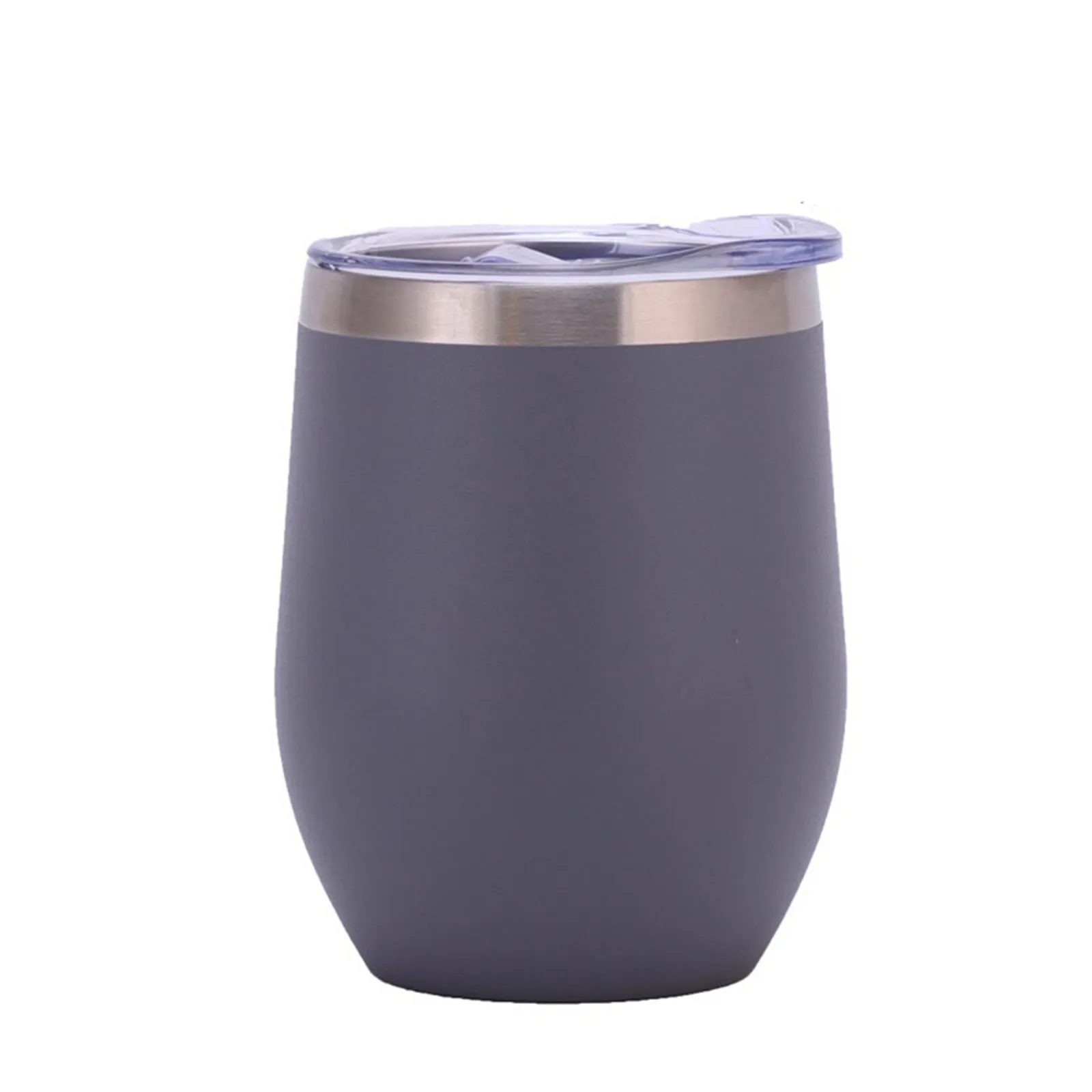 12oz Stainless Steel Wine Tumbler with Lid 3