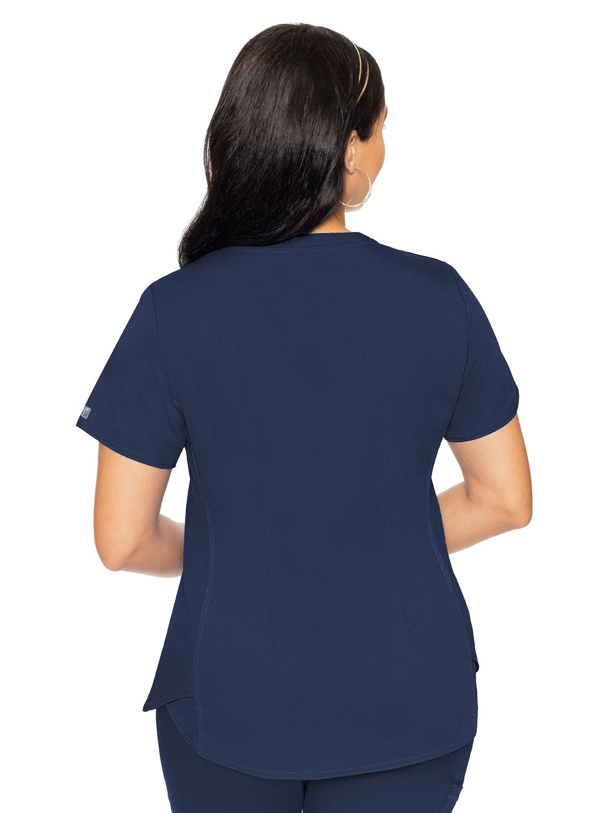 Med Couture - MC Touch - Women's 4-Pocket V-Neck Shirttail Top 72