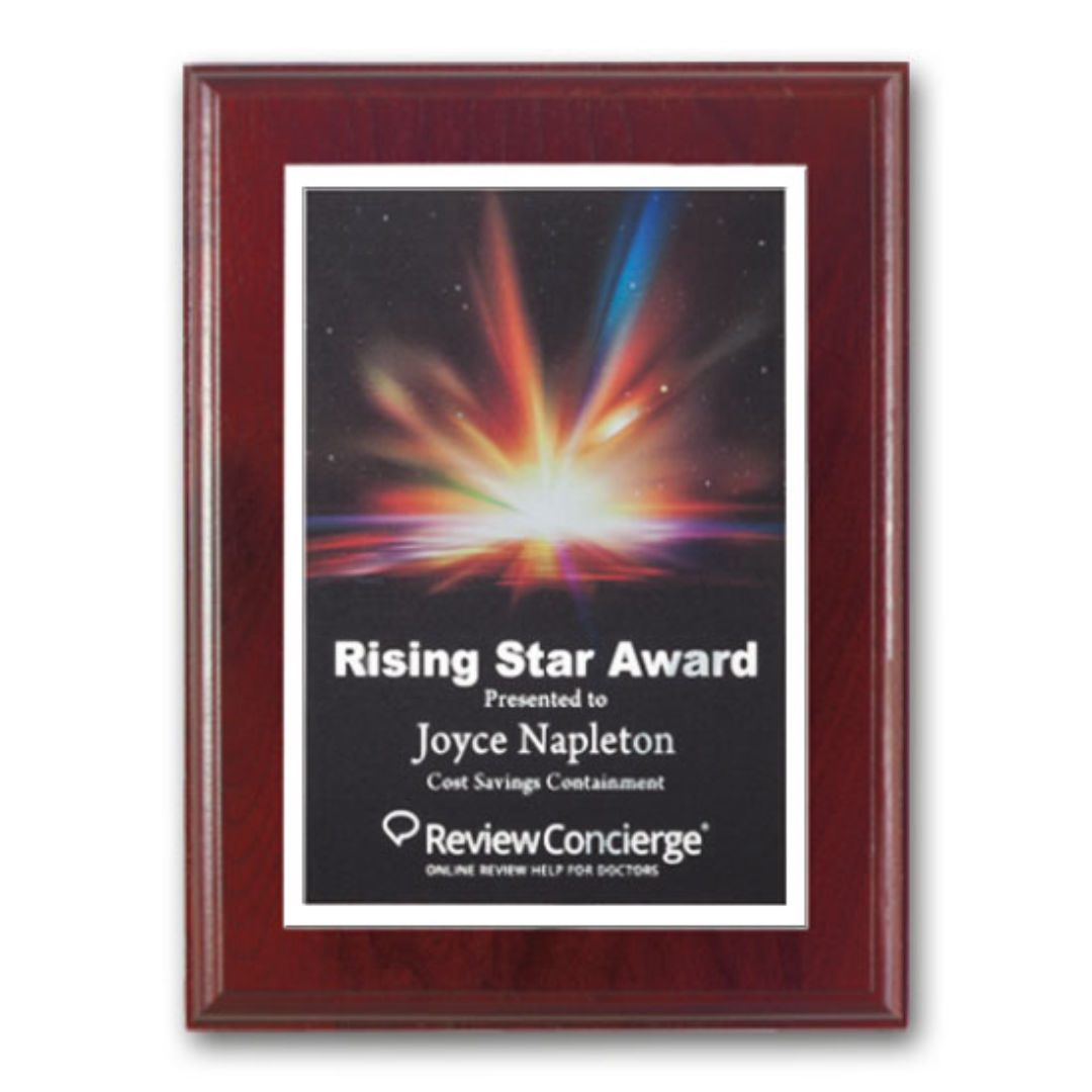 SpectraPrint™ Plaque - Mahogany White 4