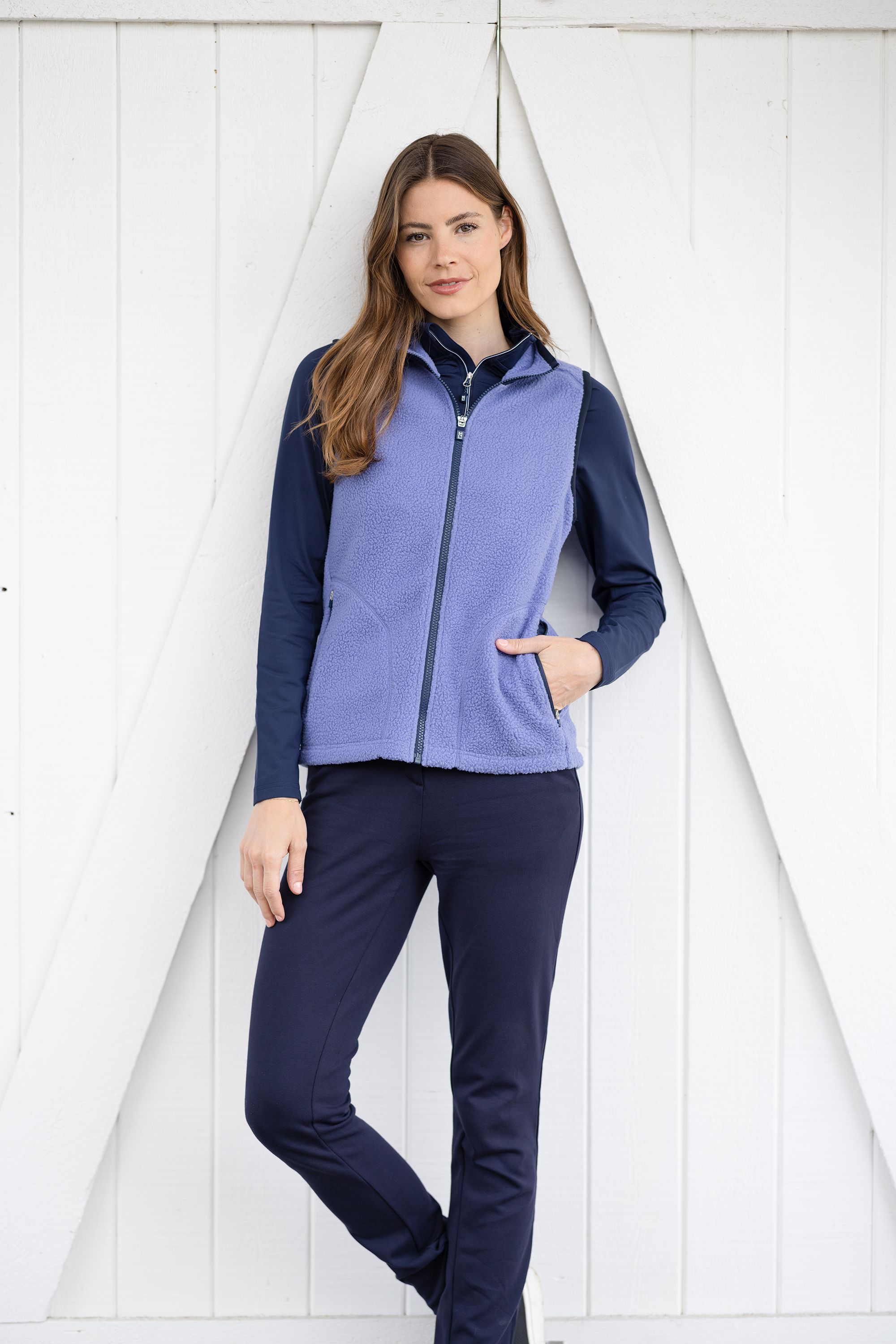 Cutter & Buck Cascade Epic Comfort Recycled Sherpa Fleece Womens Full Zip Vest 51