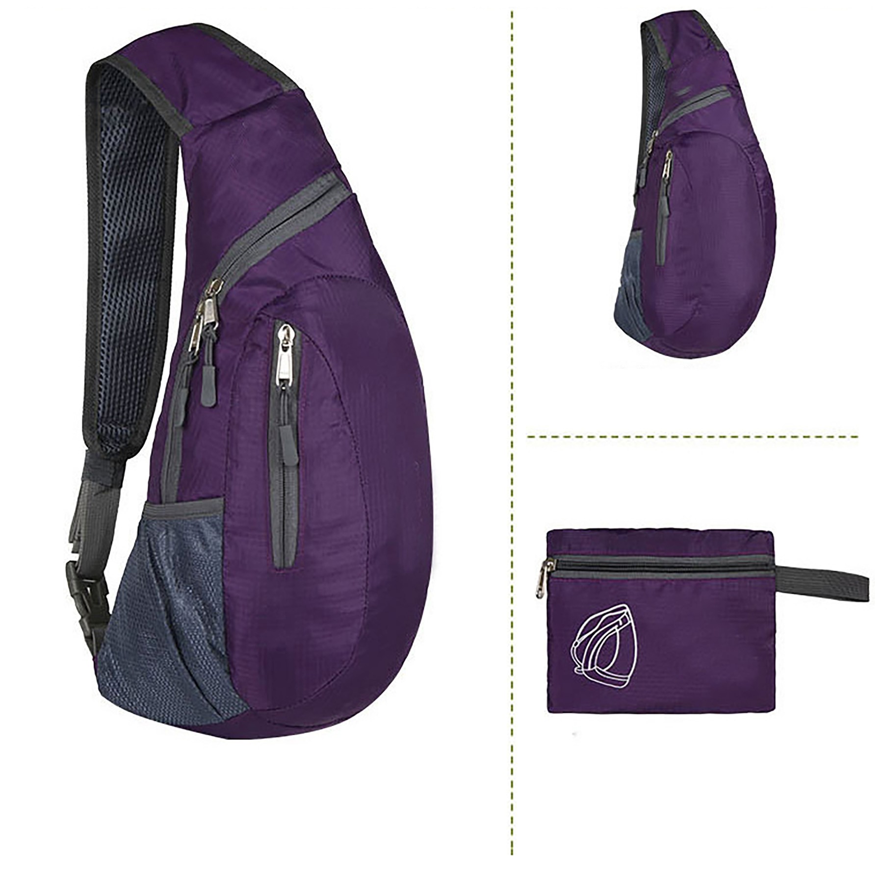 Fashion Travel Outdoor Foldable Shoulder Bag 4