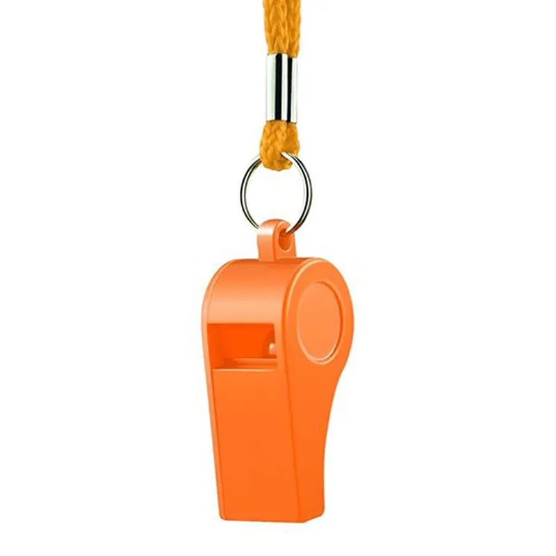 Colorful Plastic Whistles With Lanyards 3