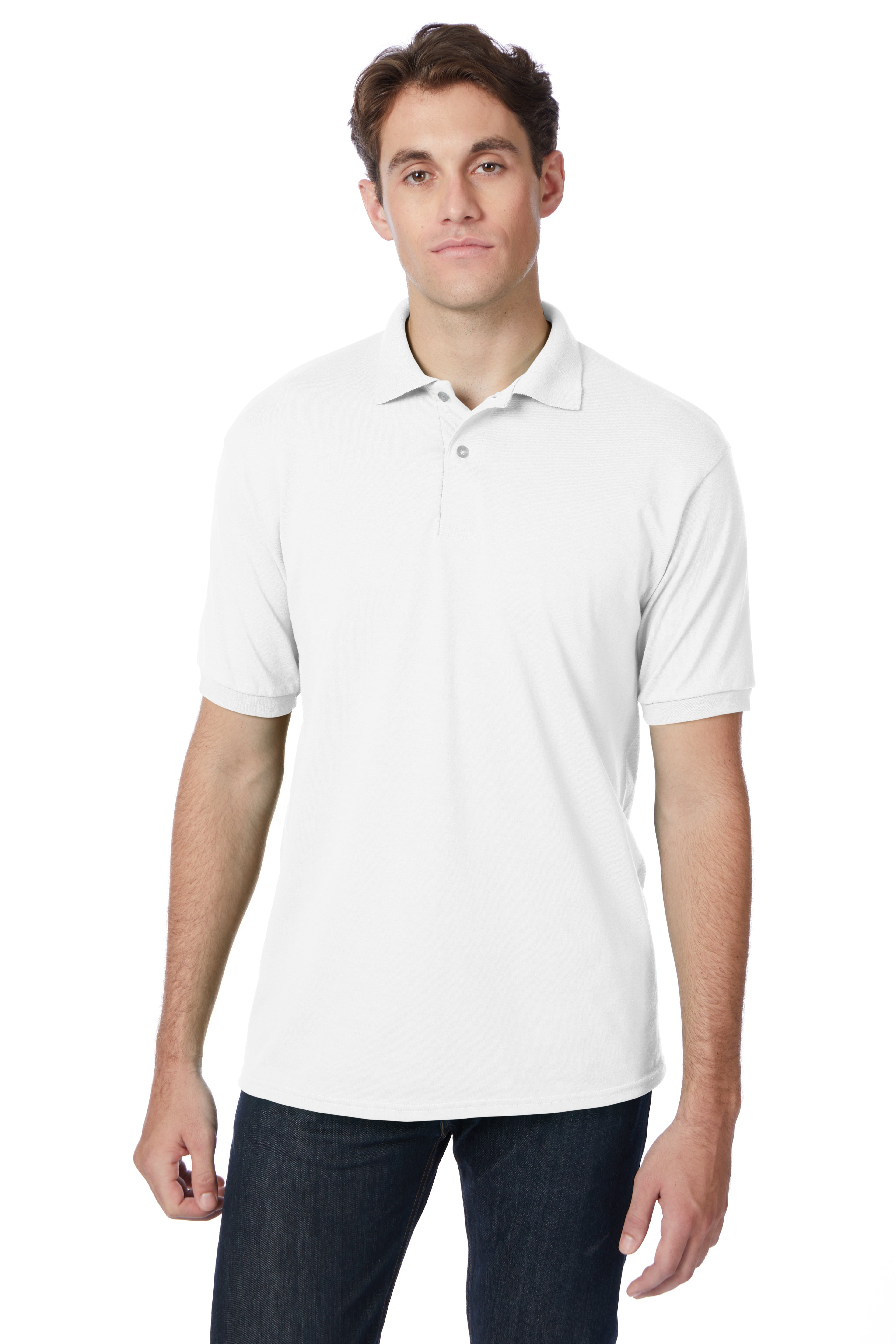 Hanes EcoSmart® Jersey Polo Shirt 5