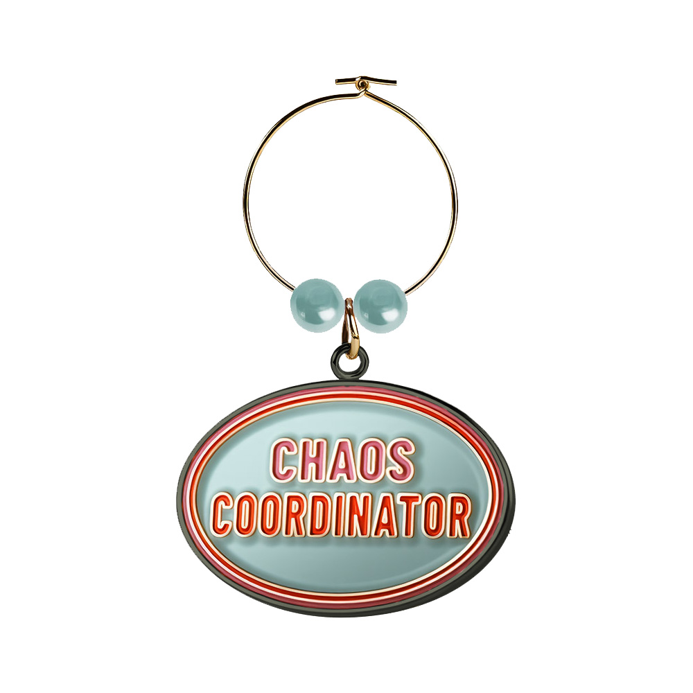 Soft Enamel Wine Charms 1" 8