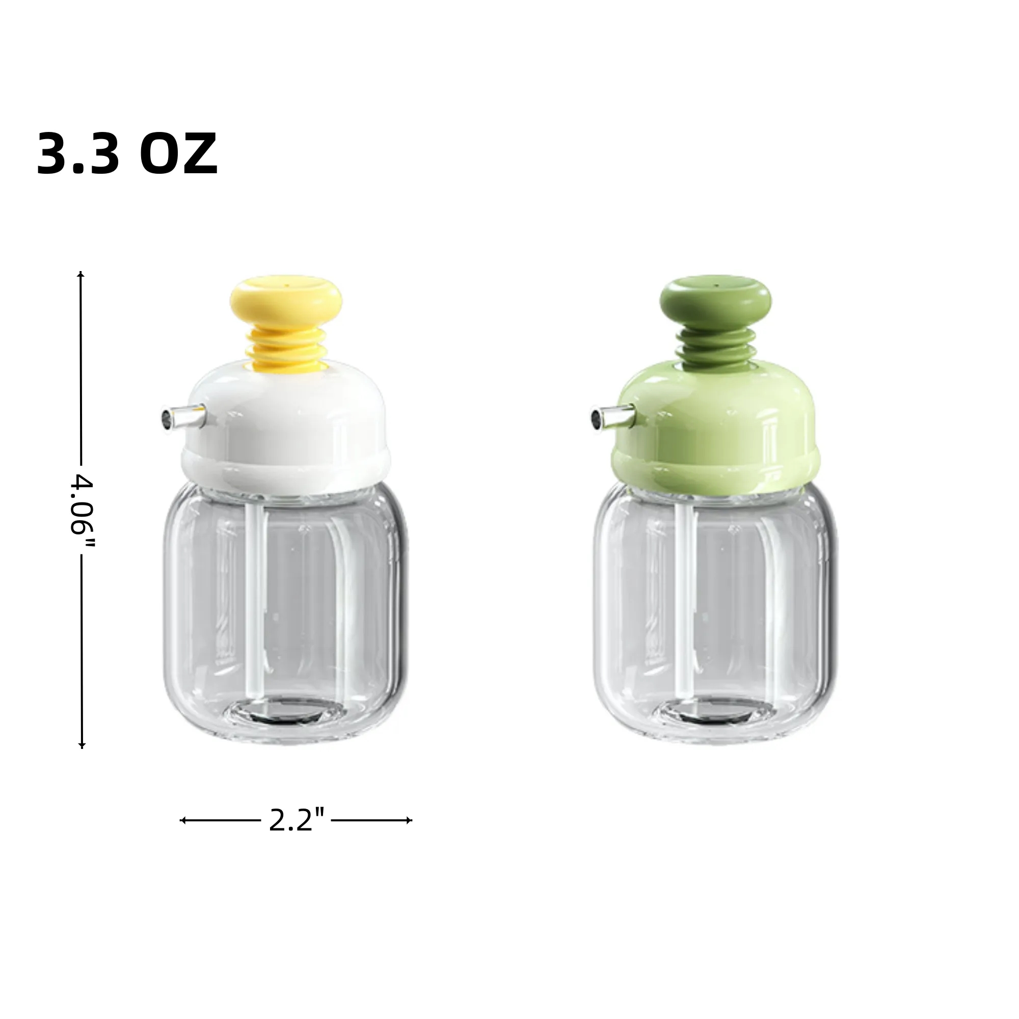 3.3 Oz Olive Oil Glass Dispenser Bottle For Kitchen 3