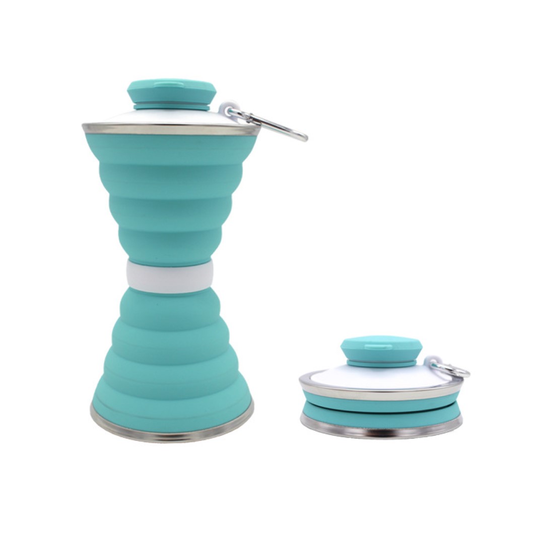 Collapsible portable water bottle 9