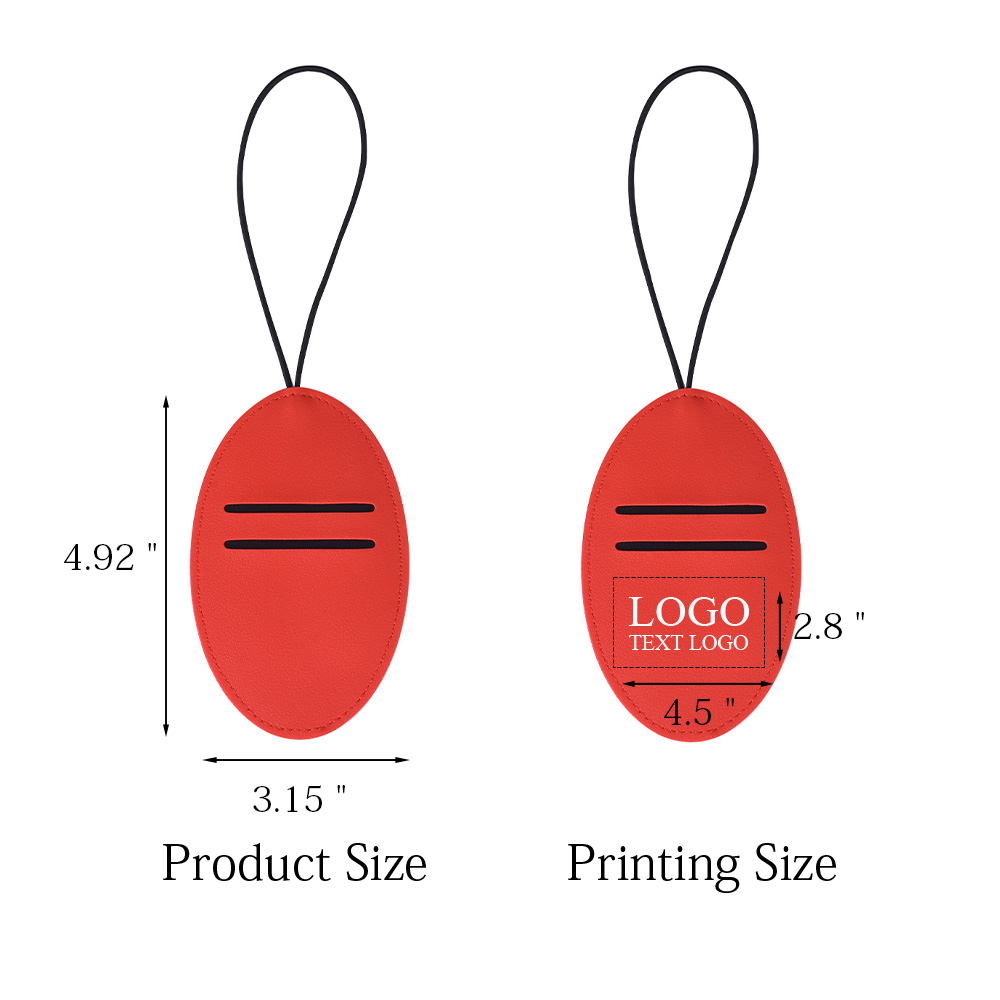 Vegan Leather Luggage Tags 13