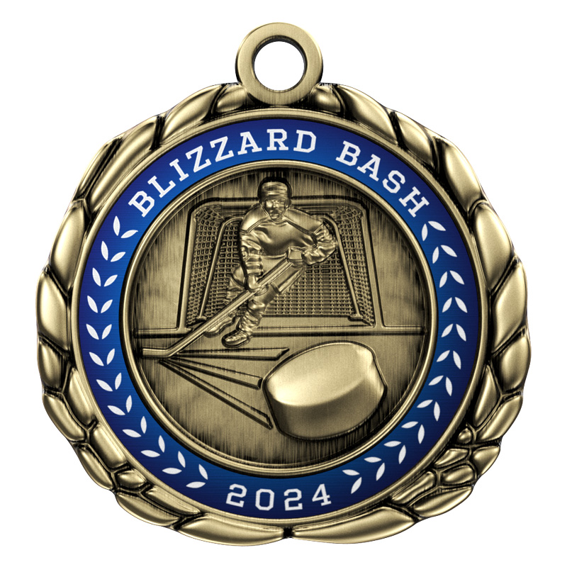 Express Vibraprint™ Hockey Quali-Craft Medallion (2-1/2") 6