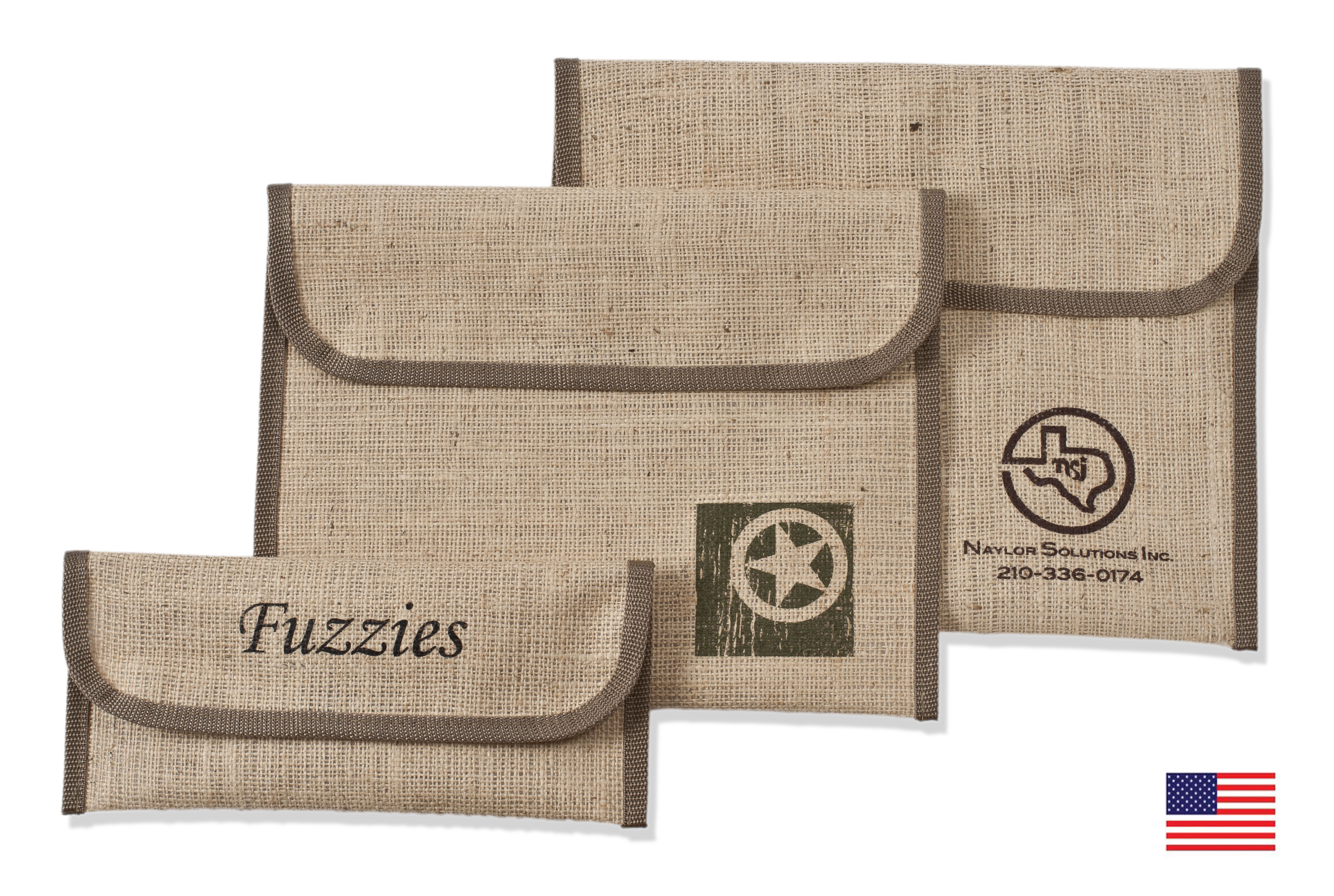 Hessian Laminated Jute/Burlap Document Envelope 2