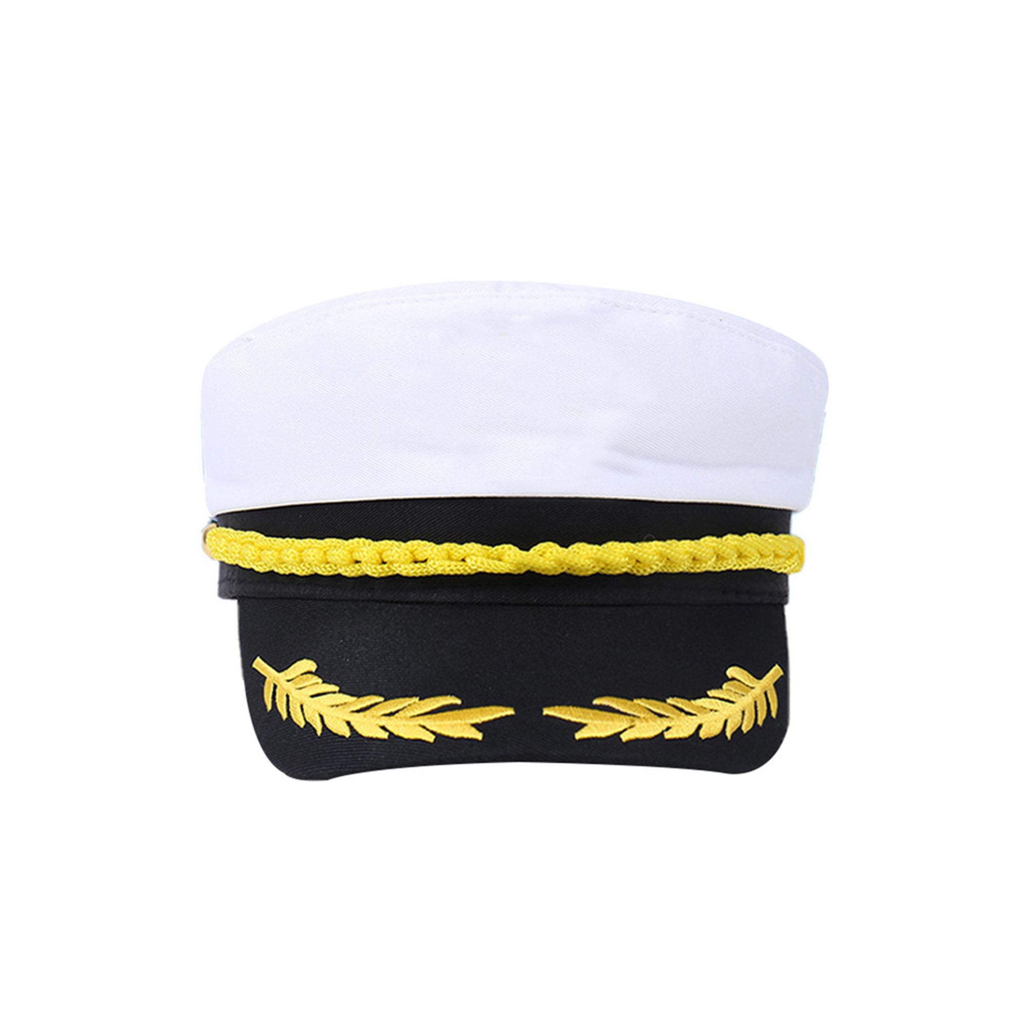 Captain Yacht Costume Hat Adjustable Fit 4