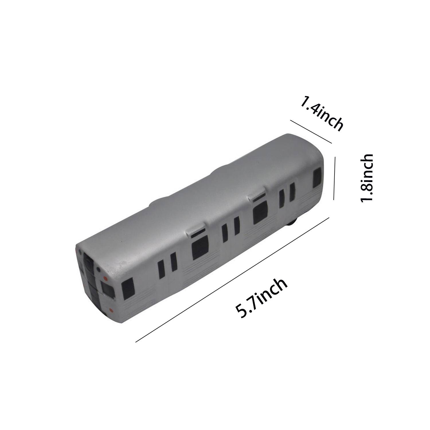 PU Foam Metro Train Stress Reliever Toys 5