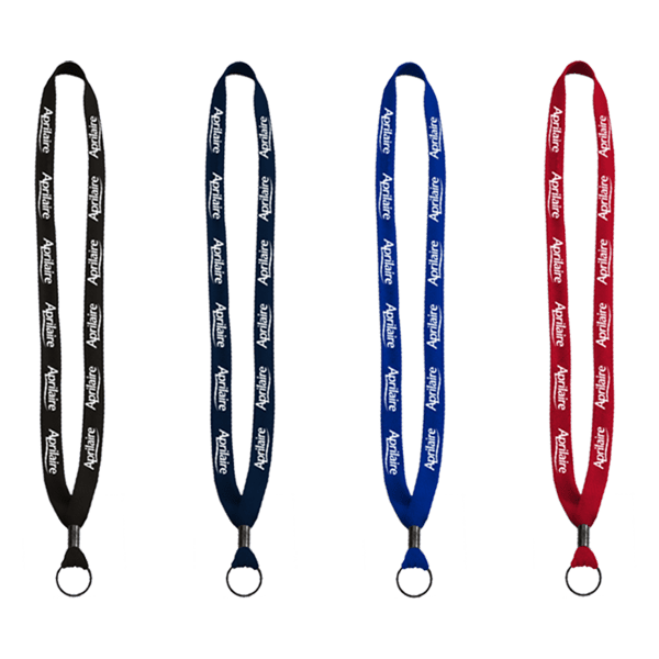 5/8" Polyester Shoelace Lanyard with Metal Crimp & Split-Ring 37