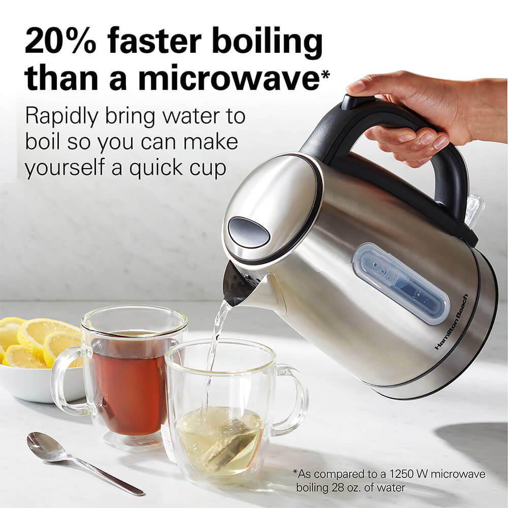 Stainless Steel 1 7 Liter Kettle with LED Light Ring