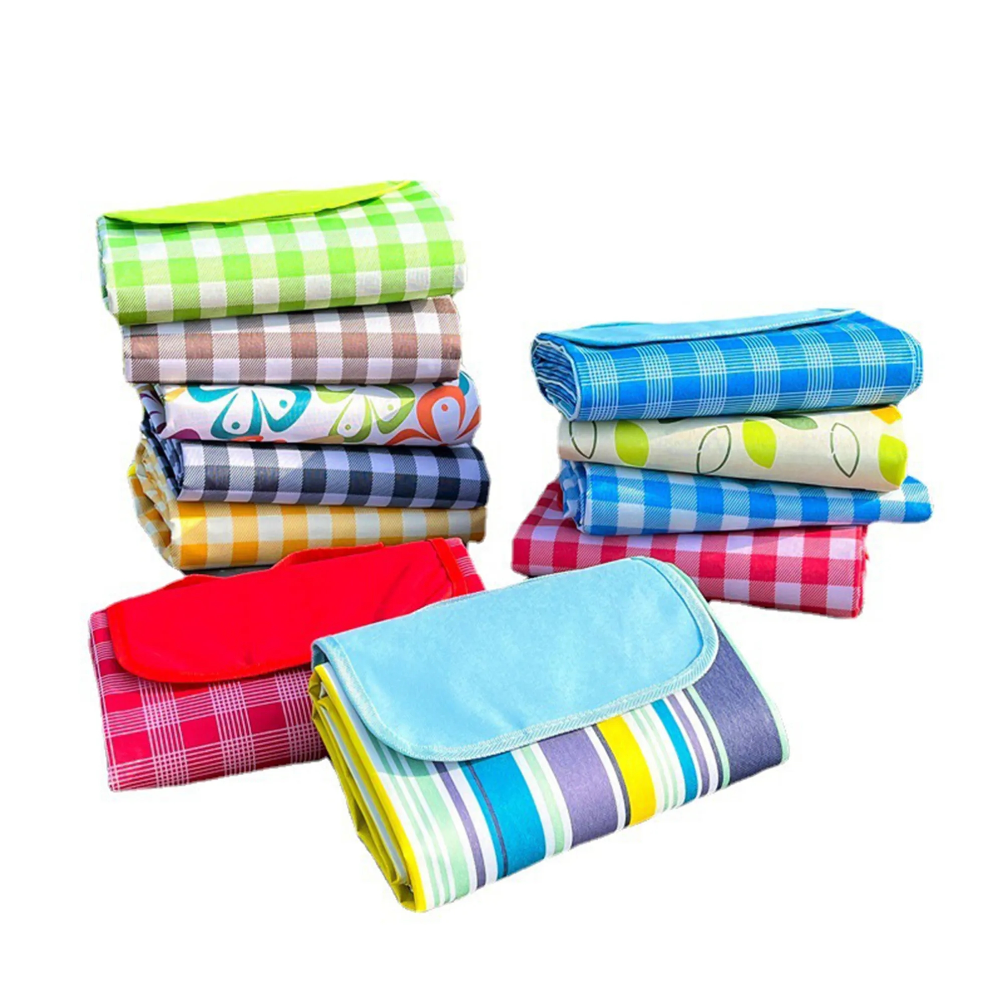 Waterproof Picnic Blanket Roll-Up Beach Mat 6