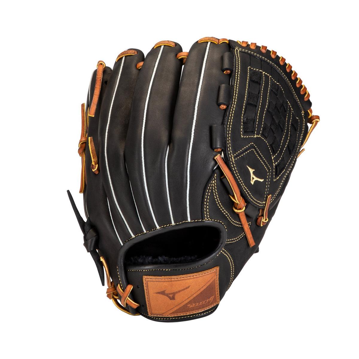 Select 9 Pitcher Baseball Glove 12", Arched Tartan Web, BioSoft Leather, Center Pocket Design 9