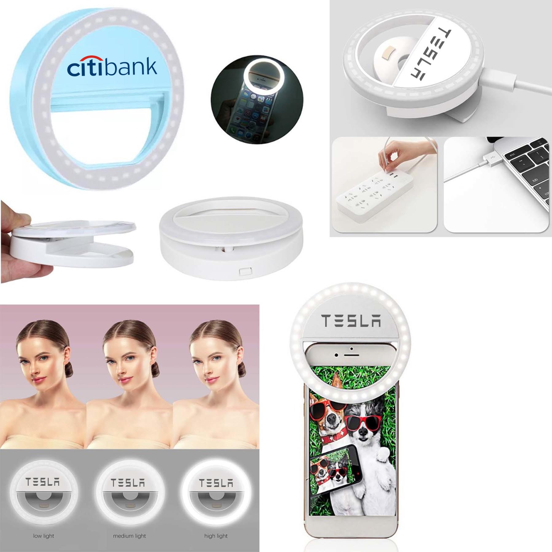 iBank ® Clip On Selfie Ring Light 1
