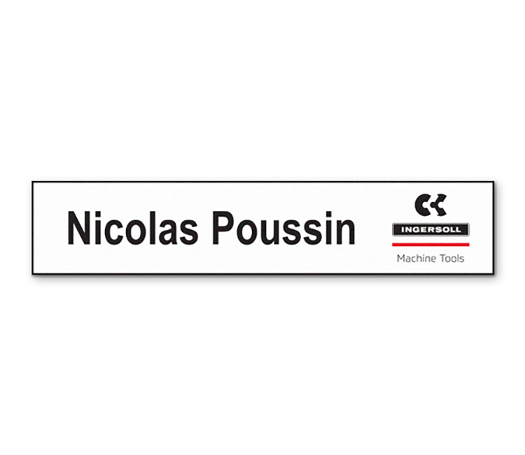 2 x 10" Chaos full color UV Printed name plate 3