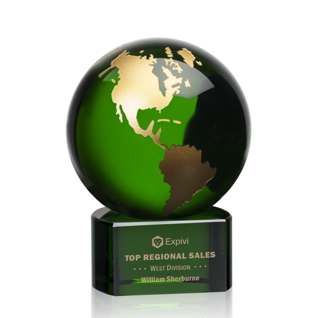 Marcana Globe Award - Green/Gold 6