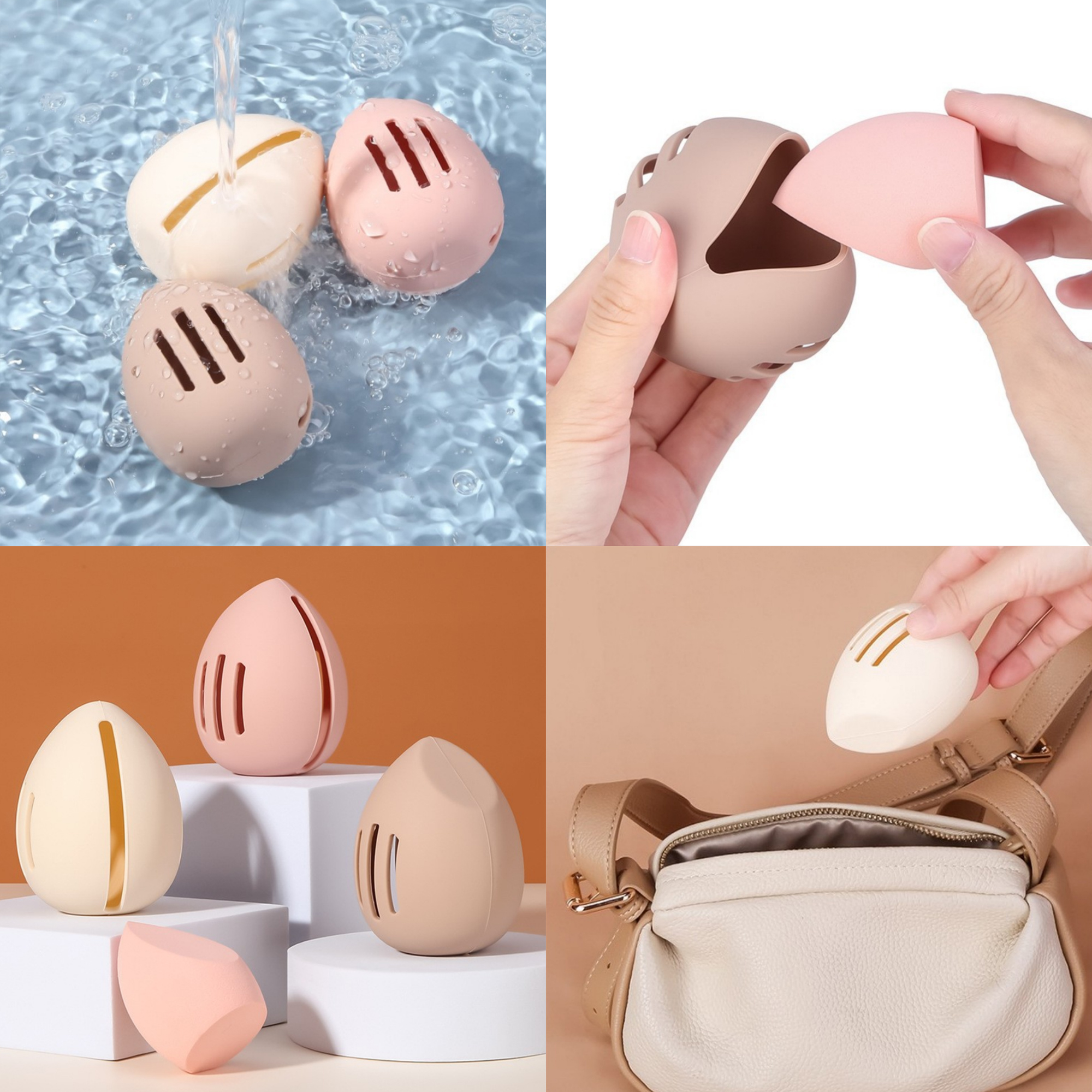Breathable Silicone Beauty Egg Storage 2