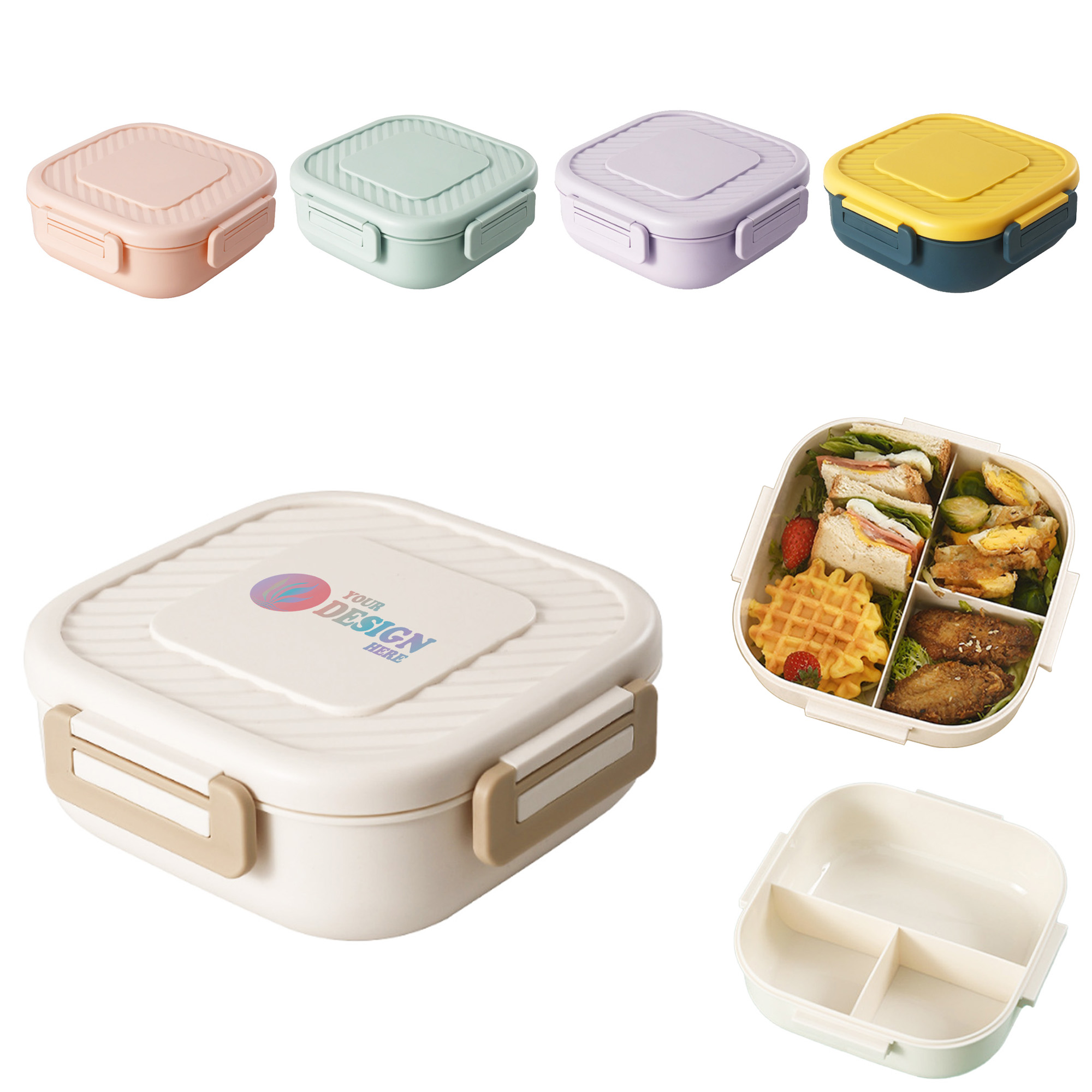 Full Color Printed PP Lunch Box 2