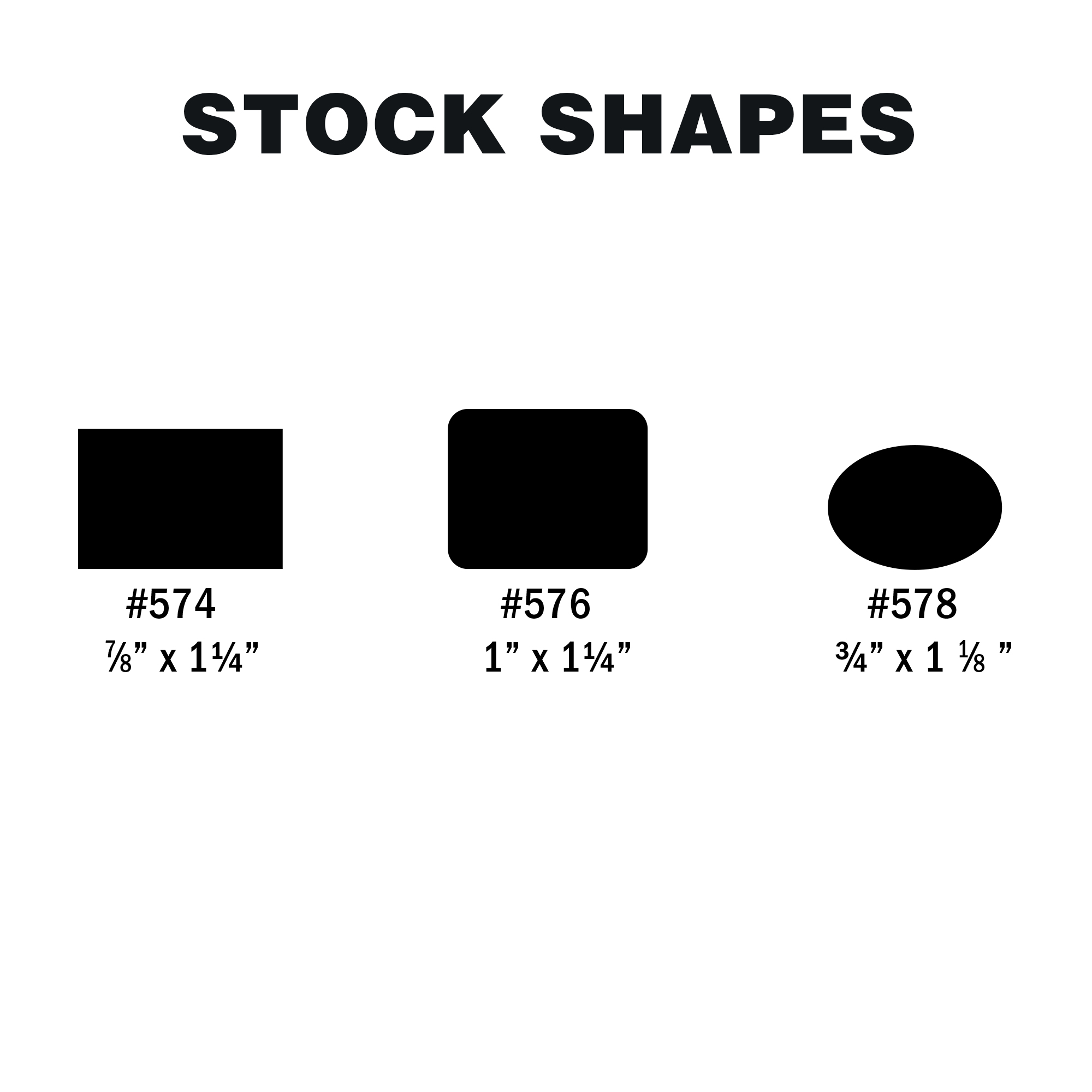USA MADE Laminated Full Color Metal Lapel Pin - Stock Shapes 3