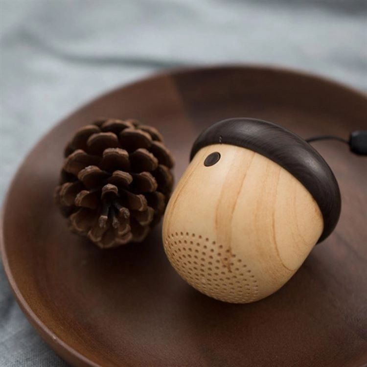 Nuts Mini Bluetooth Speaker with Wood Graining Design 2