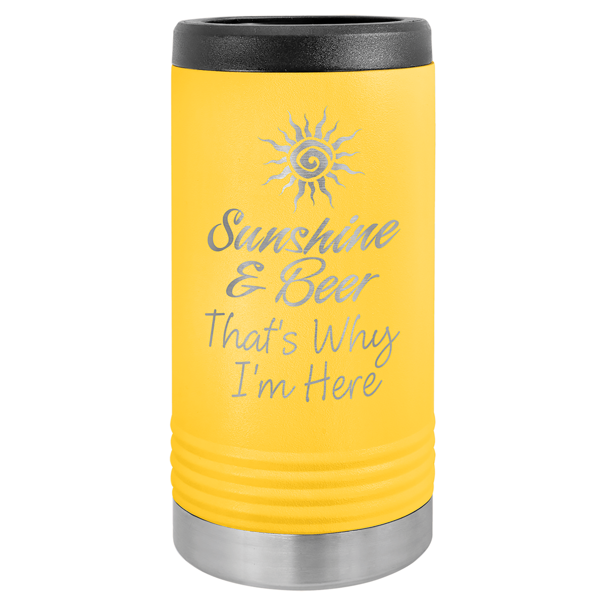 Polar Camel Yellow Slim Beverage Holder 3
