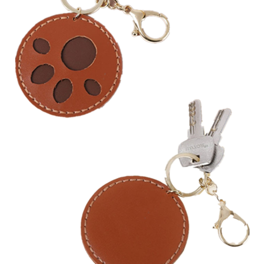 Cat Paw Leather Key Ring Key Chain 4