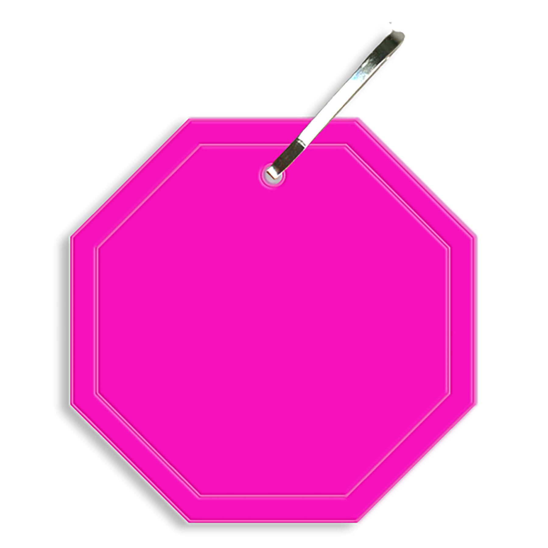 Octagon Reflective Zipper Pull 15
