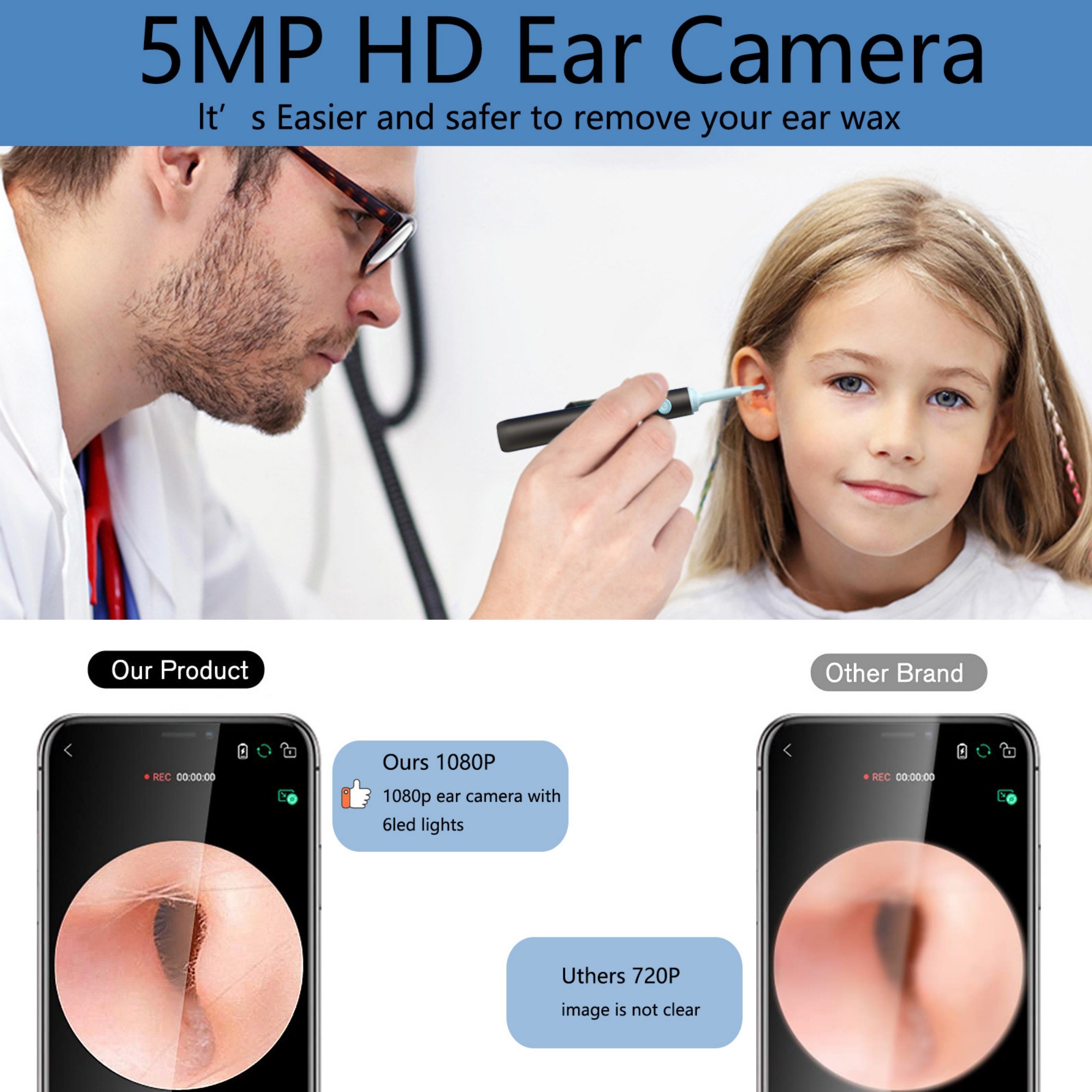 Wireless HD Camera Ear Cleaner 7