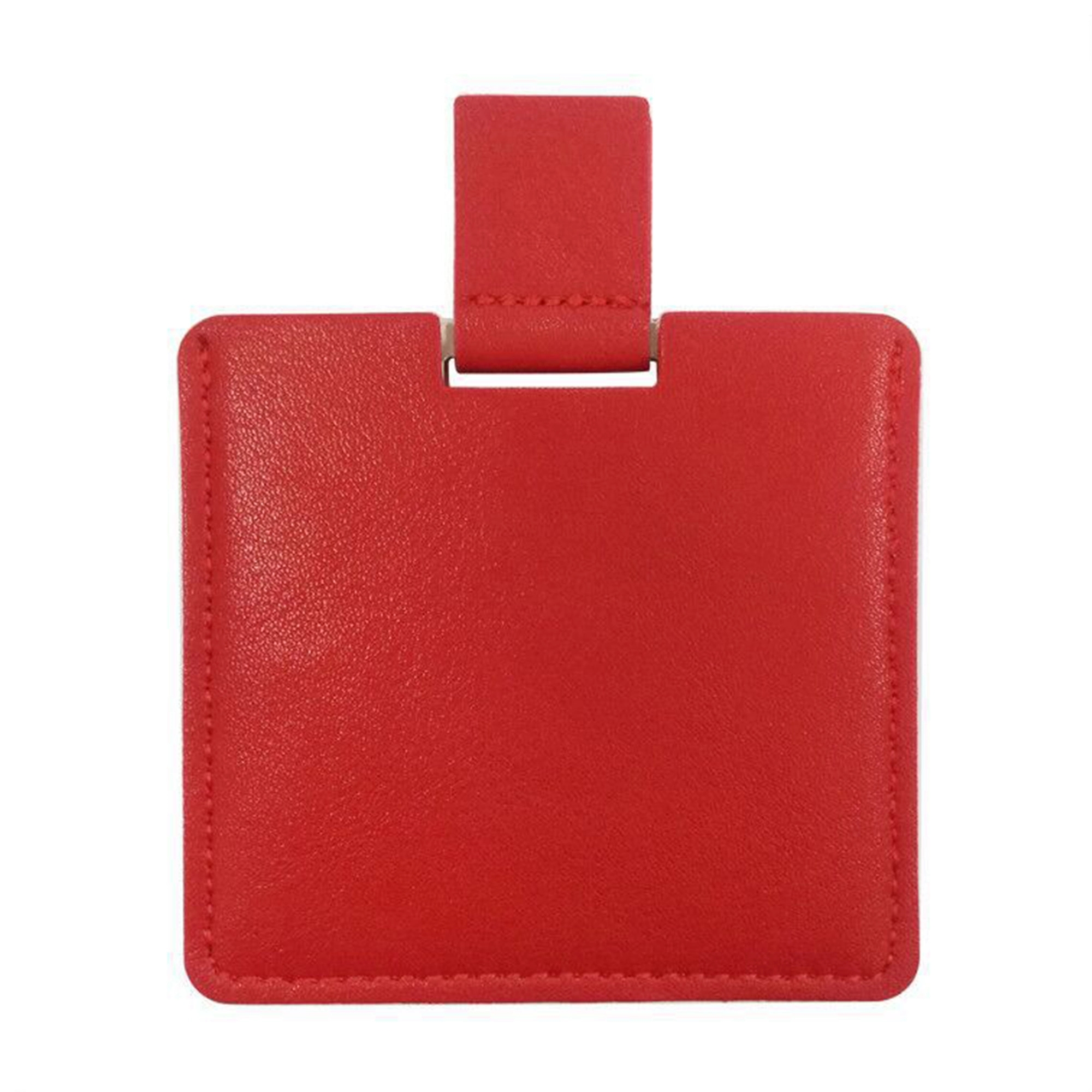 Stainless Steel Compact Mirror With PU Leather 5