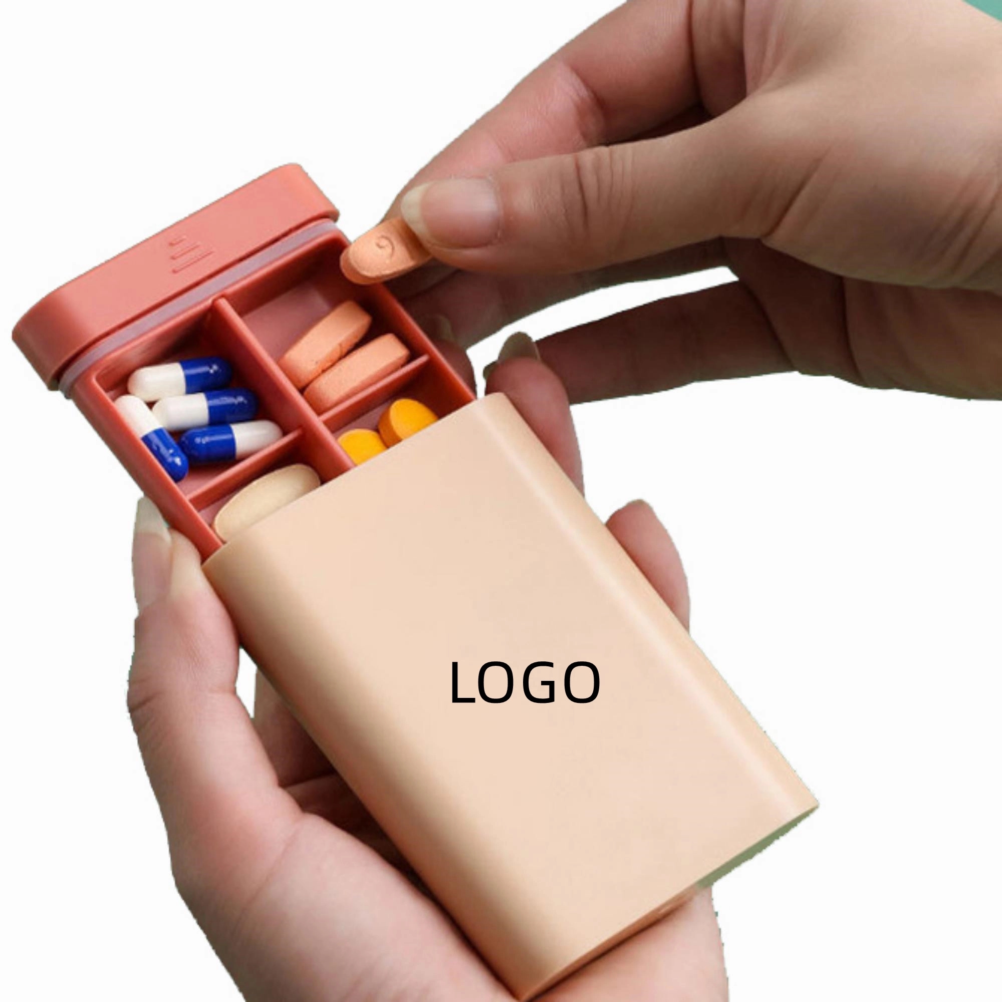 Travel Pill Box MOQ 100PCS