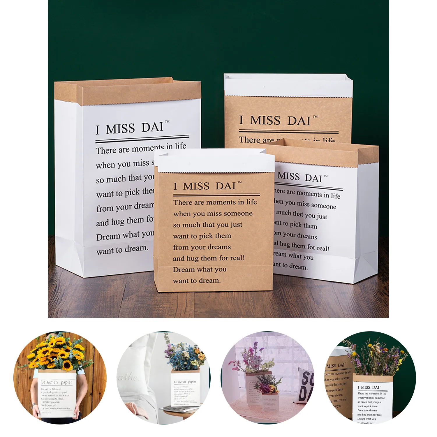 Custom Kraft Paper Shopping Bag 1