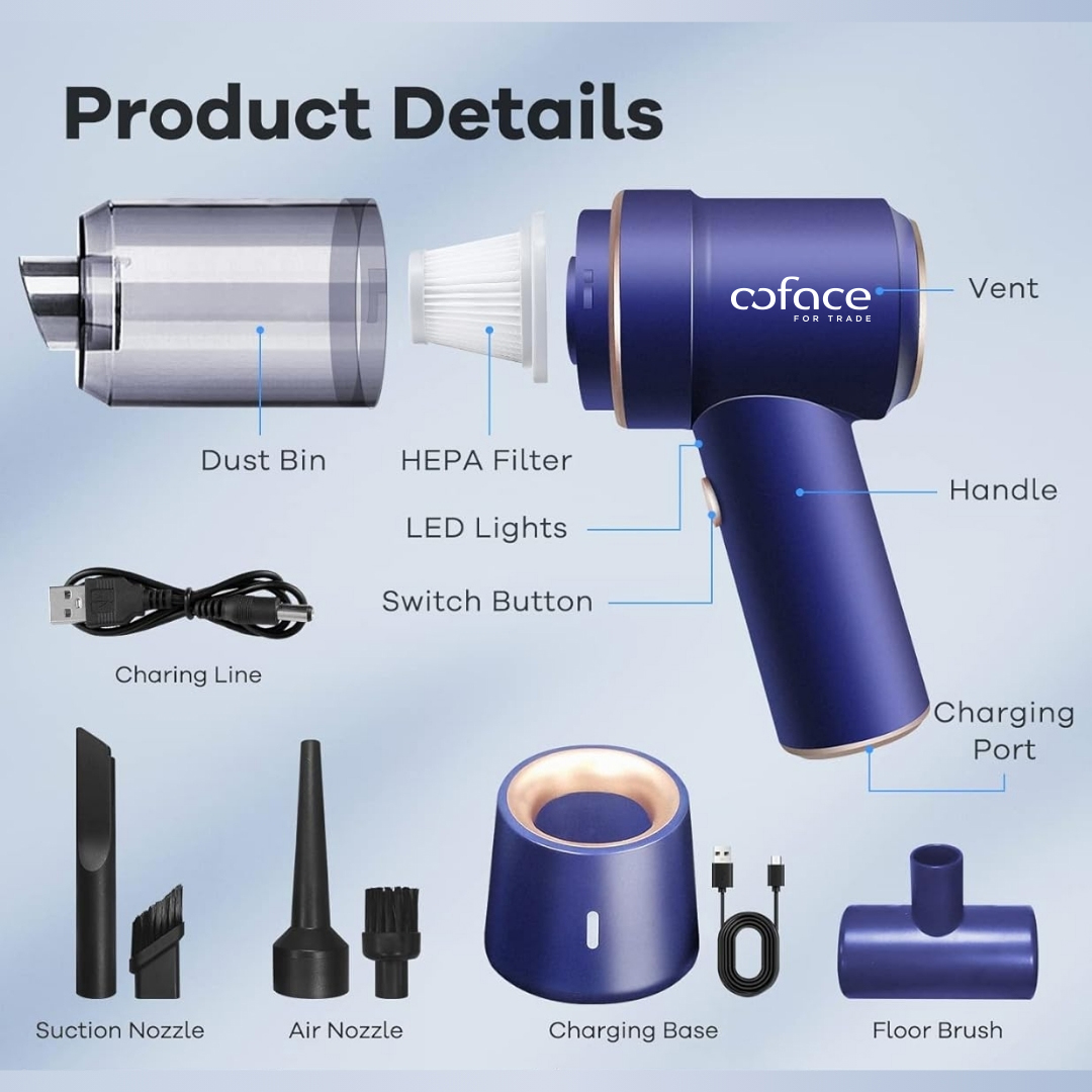Cordless Car Blower & Vacuum Cleaner 7