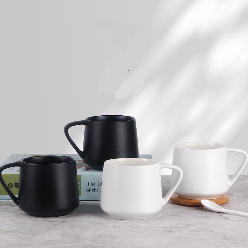 Matte Finish Ceramic Coffee Mug With Wide Belly 3