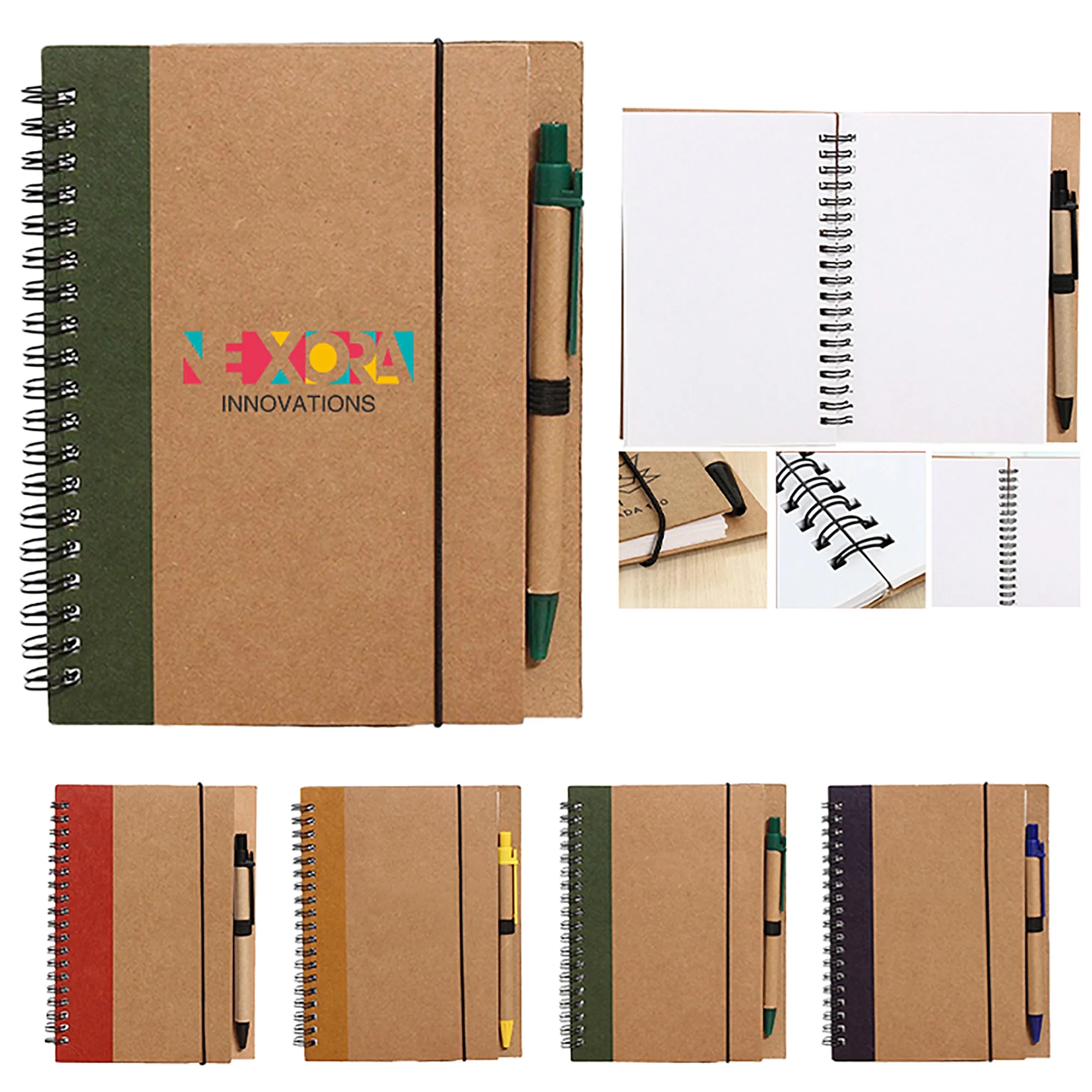 Durable Kraft Paper Notebook for Office and School 3