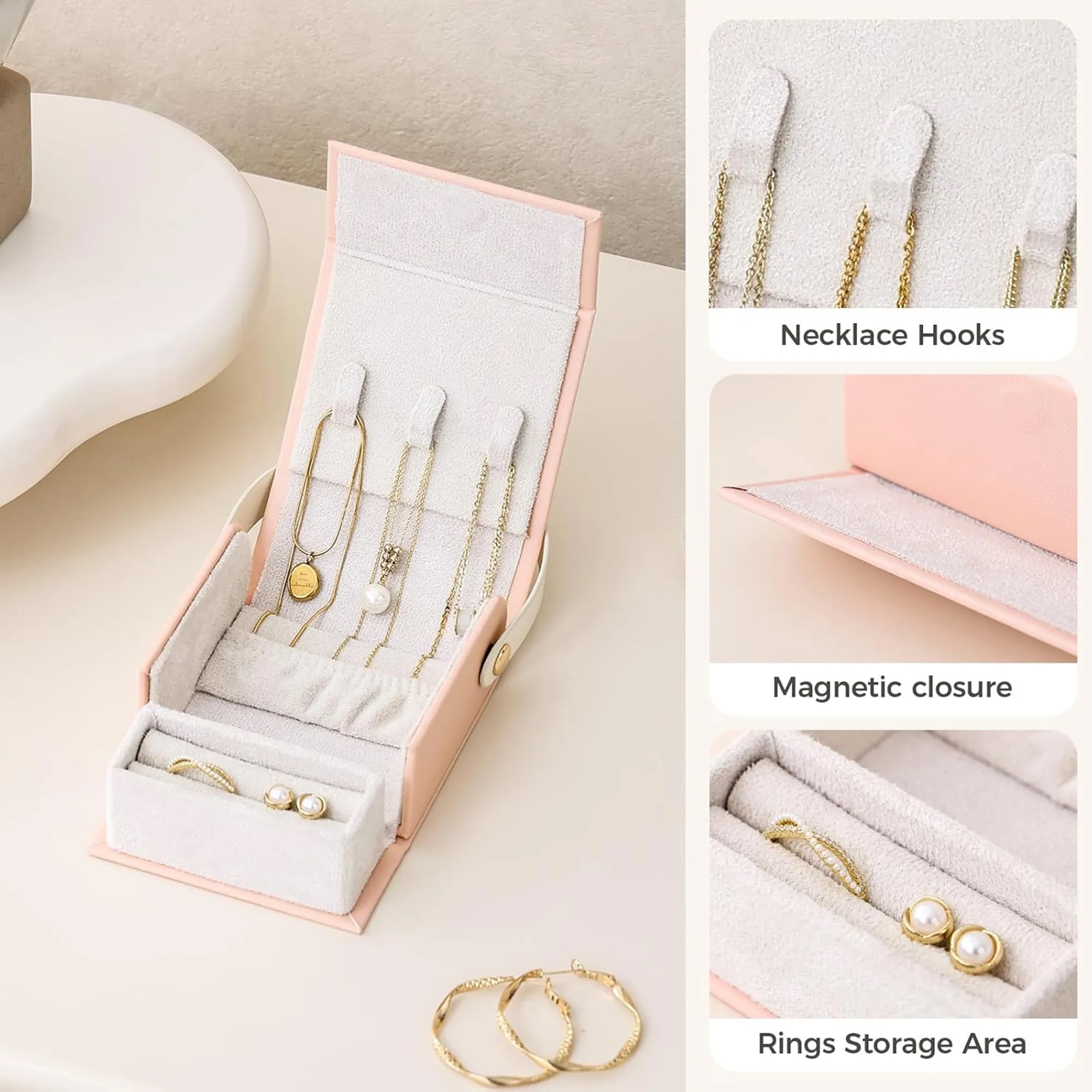 Elegant Leather Jewelry Storage Box 5