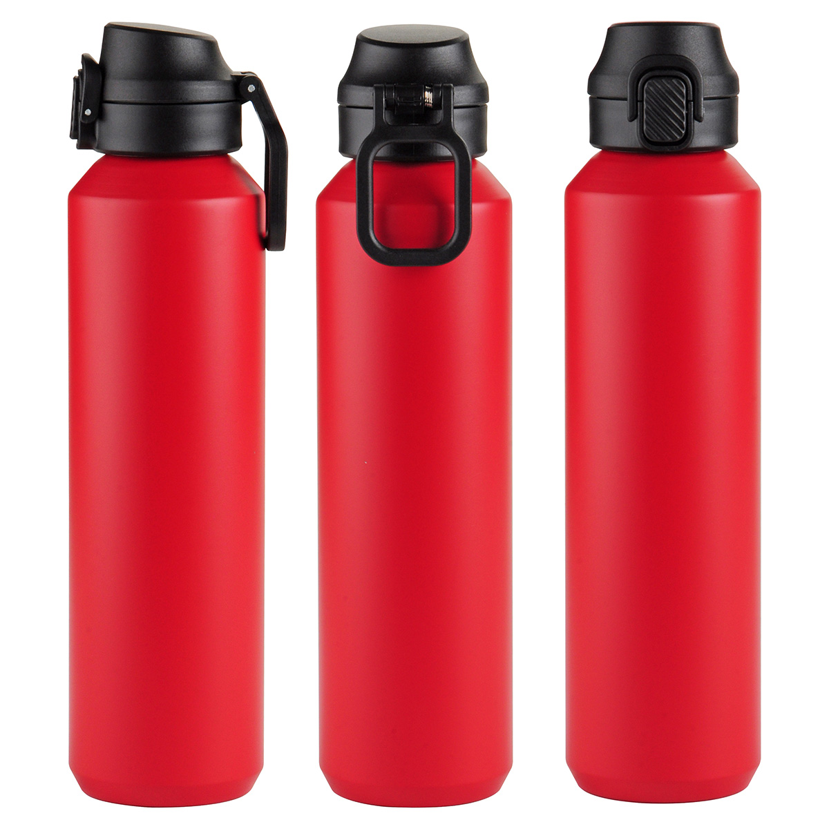 Nexus 27 oz Recycled Aluminum Bottle with Flip-Top Lid and Carabiner 33