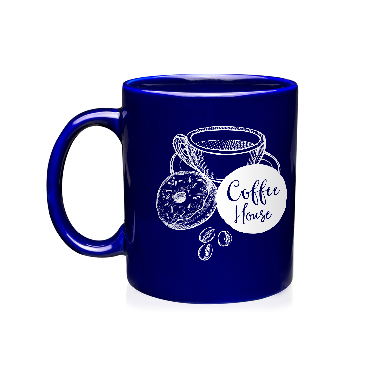 11 oz. Ceramic Custom Mug (1 Color Imprint) 7