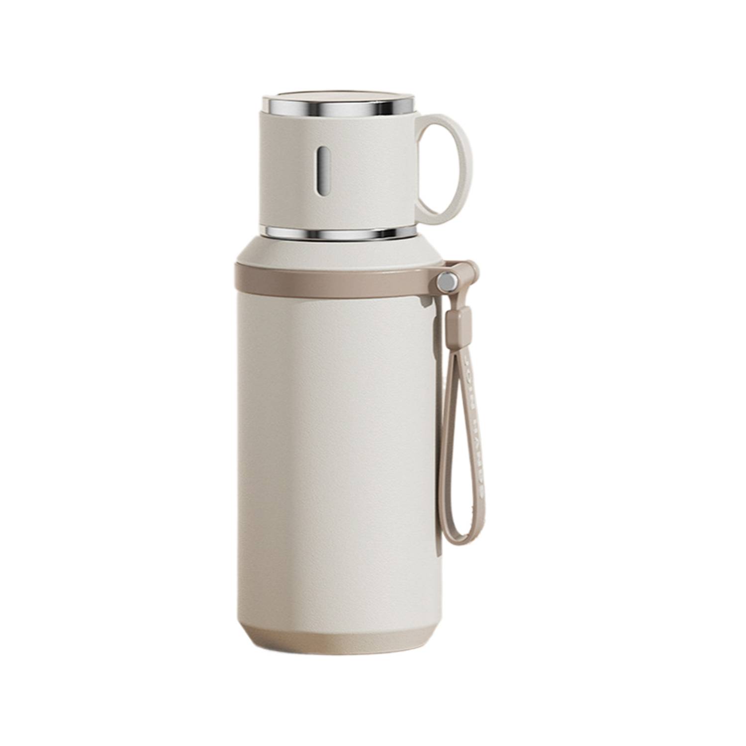 20Oz Travel Stainless Steel Insulated Water Bottle W/ Cup, custom water bottle with logo imprint 2