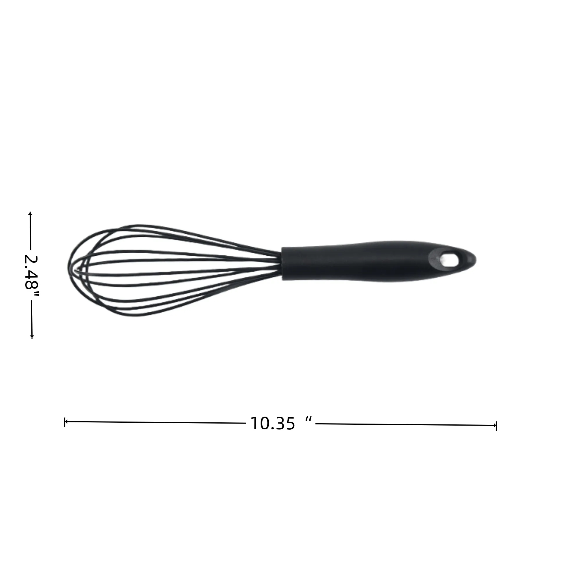 Kitchen Silicone Whisk Egg Beater Blender Hand Mixer 2