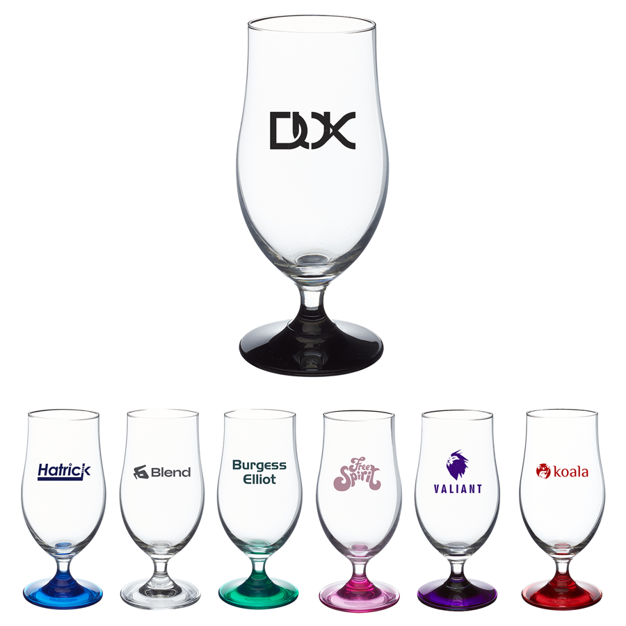 Personalized Crystal Beer Goblet - 13 oz 2