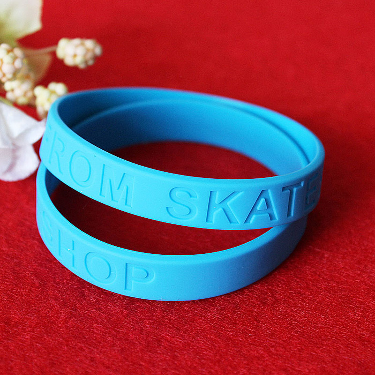 Debossed Silicone Bracelet 1