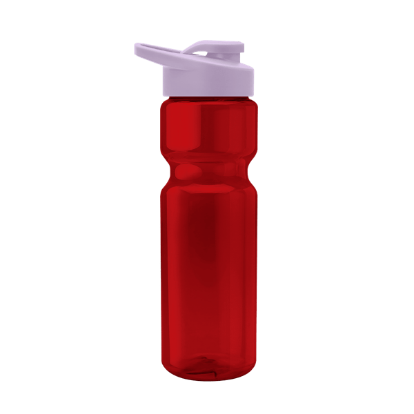 Blazer 28oz Transparent Bike Bottle w/Drink-thru Lid 2646