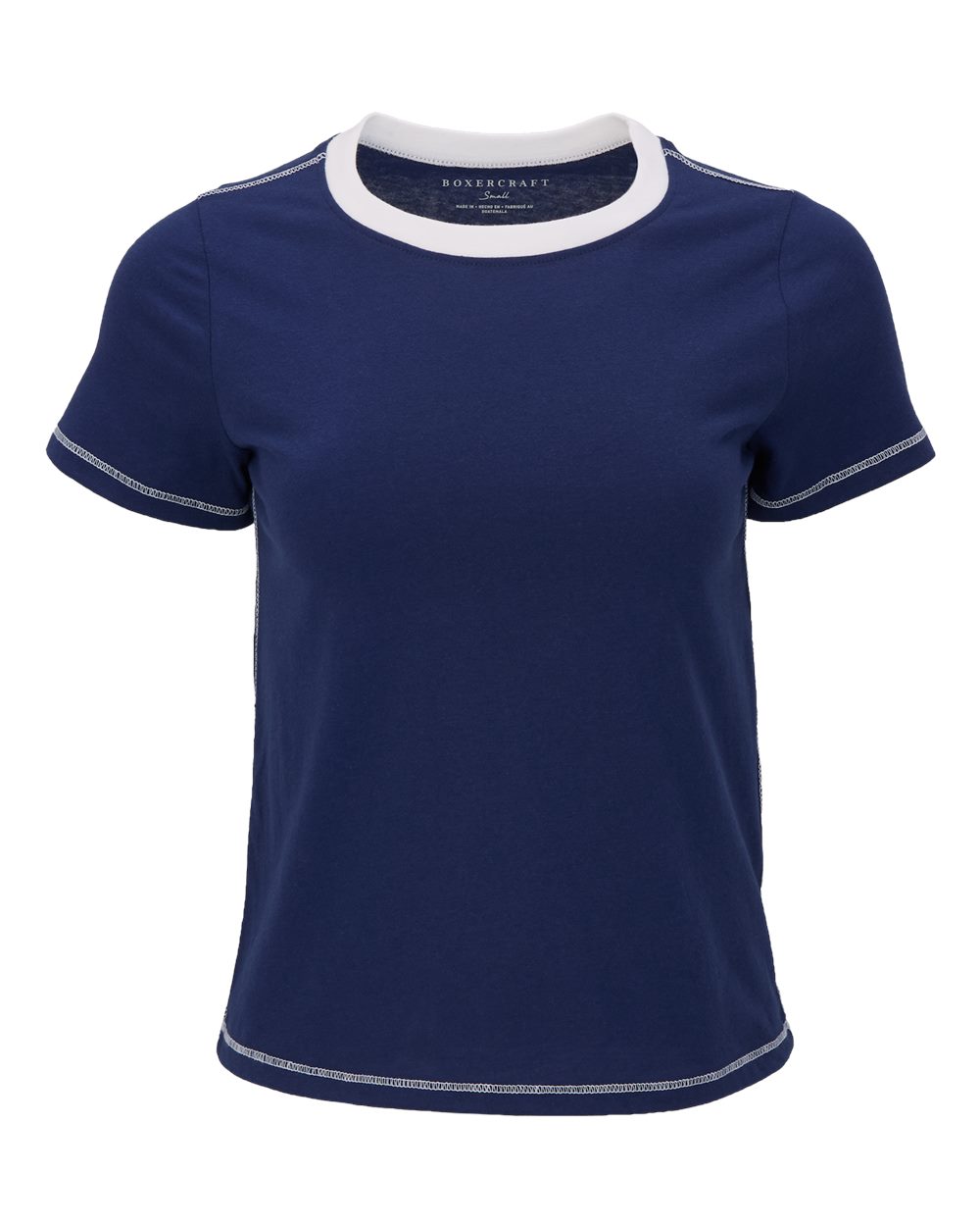 Women's Contrast Stitch Baby Tee - BW2106 14