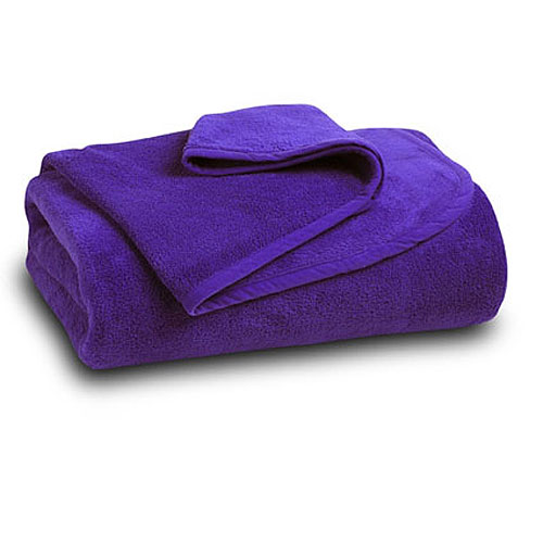 Purple Coral Fleece Throw Blanket 1