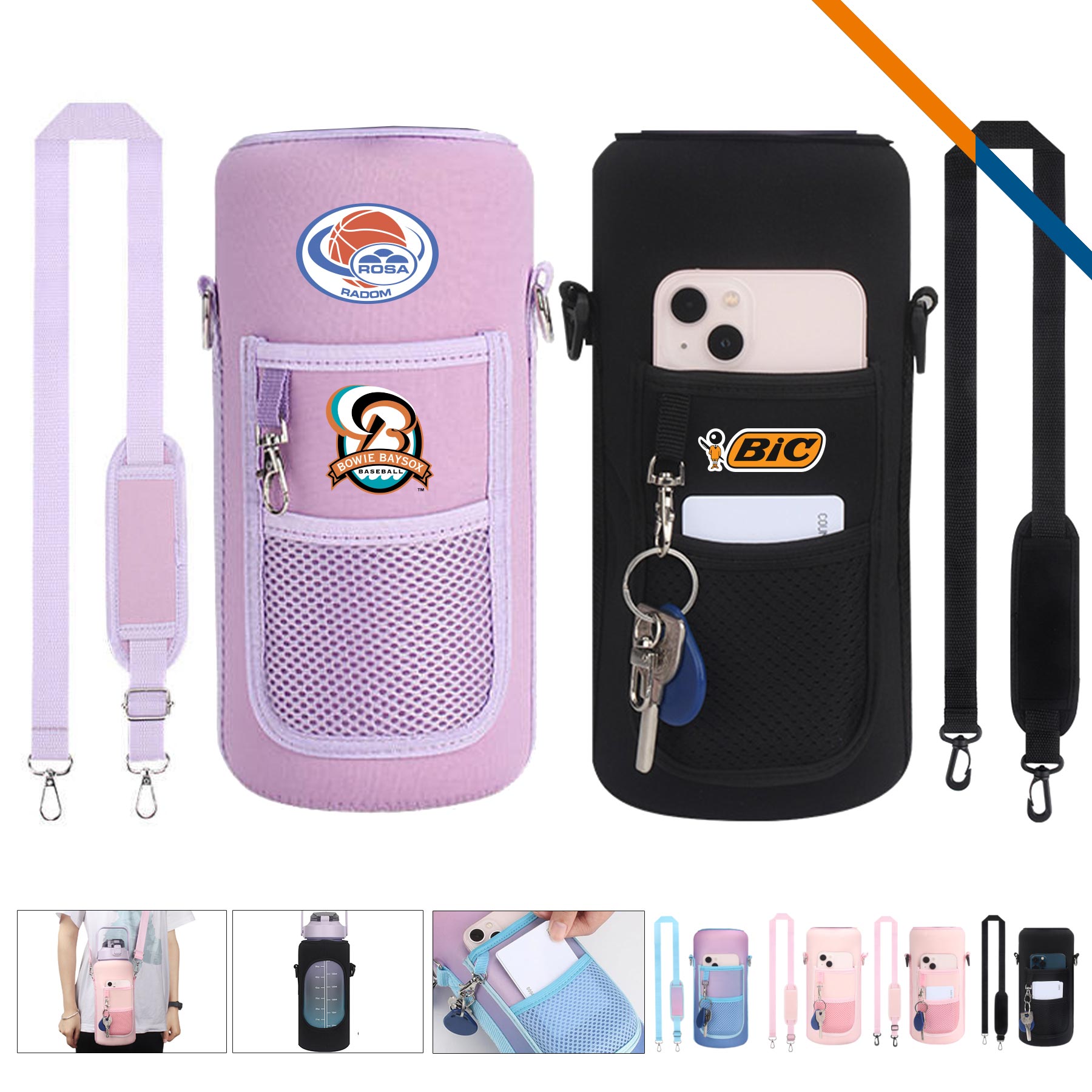 NeoSip Neoprene Water Bottle Holder 2