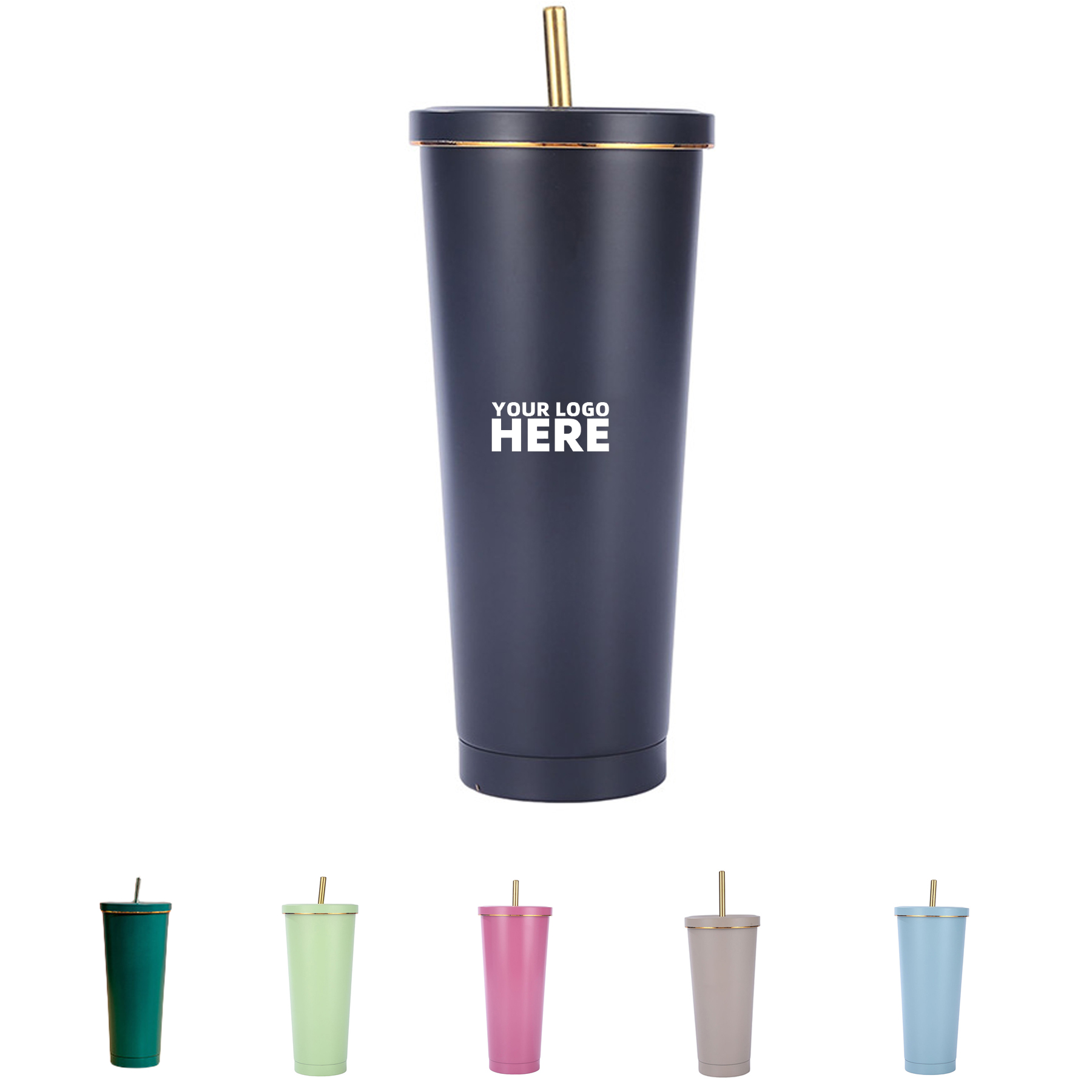 25 OZ Tumbler With Lid And Straw 1
